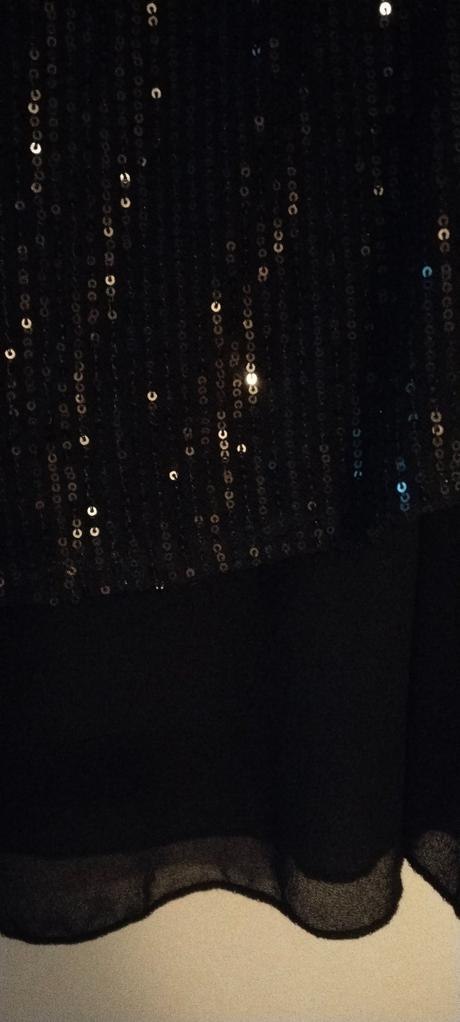 Blúzka elegantná čierna, l