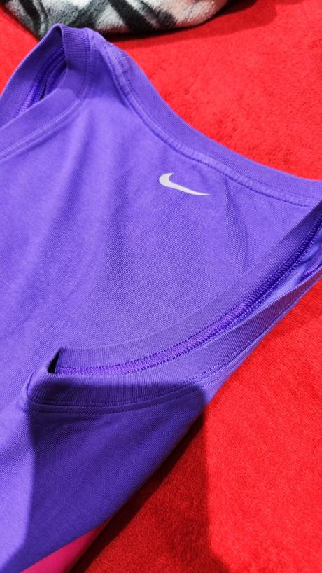 Tielko nike fialové, nike,xs