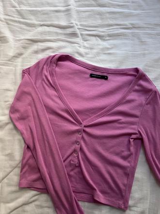 Ruzovy cukrikovy croptop, house,m
