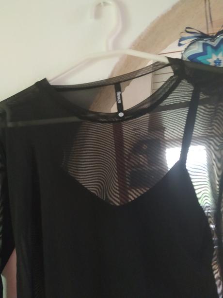 Priesvitná blúzka, s