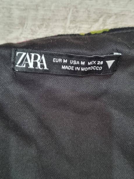 Crop top s nariasenými dlhými rukávmi č.m, zara,m