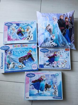 4x puzzle a 1x vankúš,