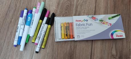 Voskovky a fixky na textil, 