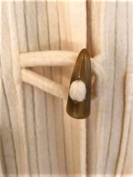 Luxusný 3/4 kabát m/l, l