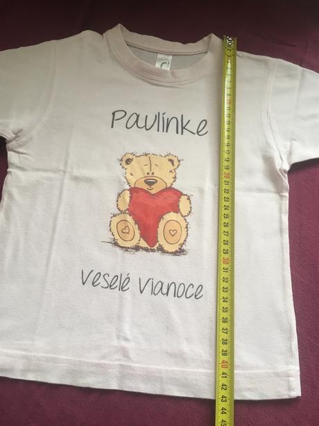 Milé tričko veselé vianoce paulínke, sol's,104