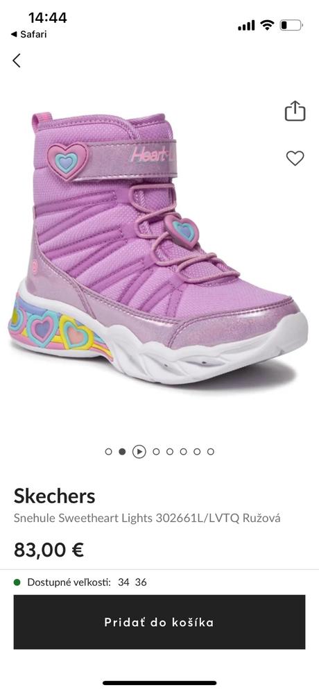 Blikajuce snehule srdiecka 30, skechers,30