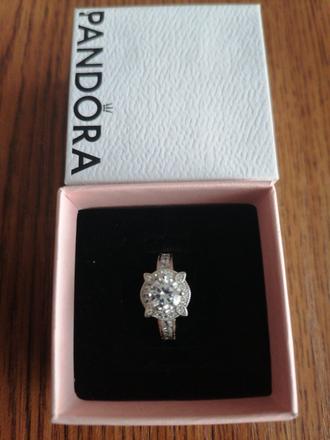 Prsteň strieborný pandora, pandora
