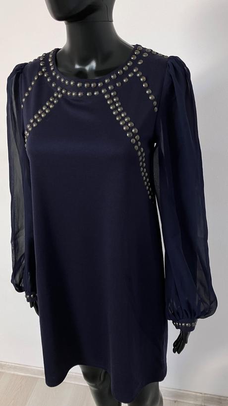 Tmavomodré šaty s kamienkami atmosphere (m), atmosphere,m