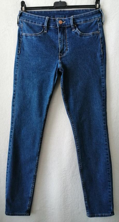 Skinny rifle s elasténom, denim co,38