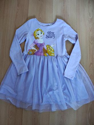 Šaty s tylovou sukňou 122-128, h&m,122