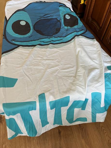 Stitch napínacia plachta na matrac, šírka (cm): 140,dĺžka (cm): 200