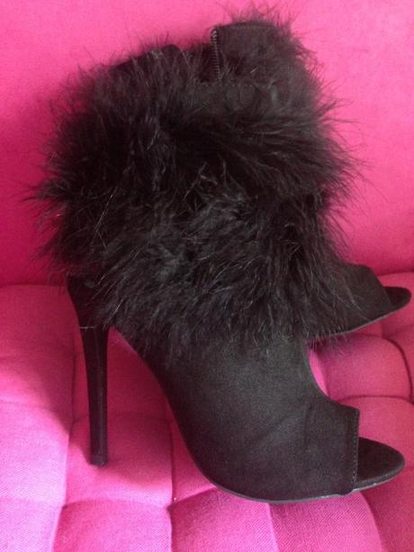 Kotnikove cizmicky s kozusinkou, 38