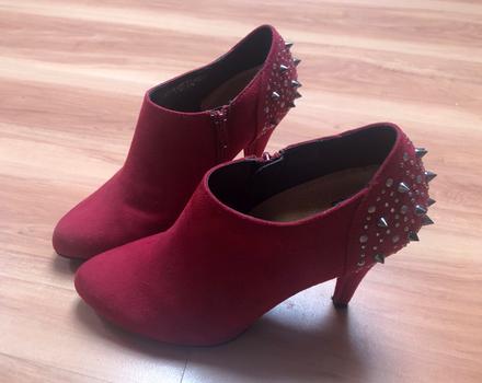 Bordové kotníčky, graceland,39