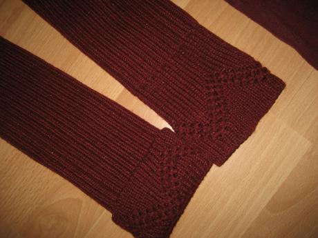 Bordové štucne a pančušky, zara,164