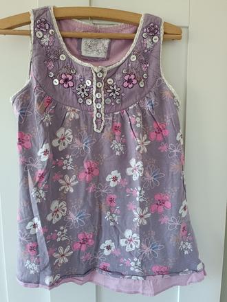 Dievčenské kvetinové tričko next, next,140