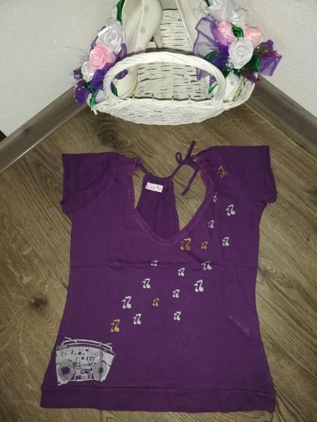 Fialové tričko, m