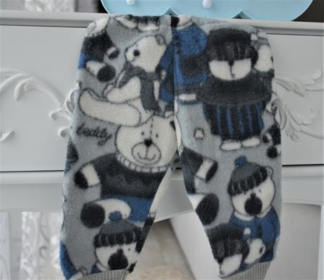 Flísové tepláky-62/68, 62