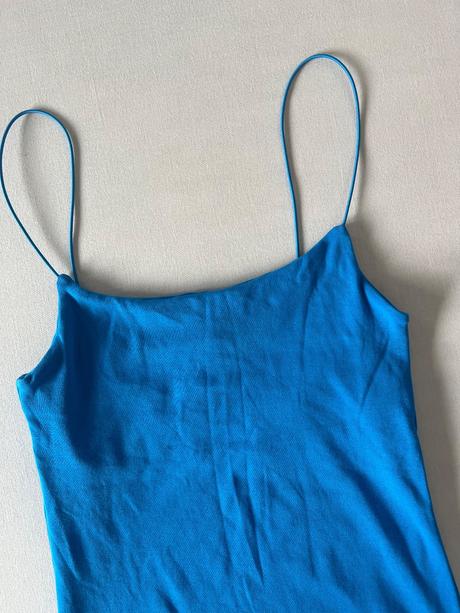 Zara modré šaty vel.xs-s-m, zara,xs