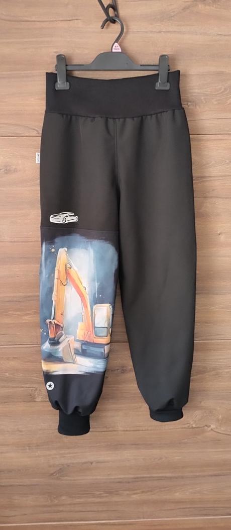 Zimné softshellky kombinované s reflexnym prvkom, 68 - 170