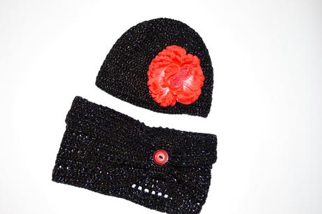 Detská čiapočka so šálikom, 50 - 158