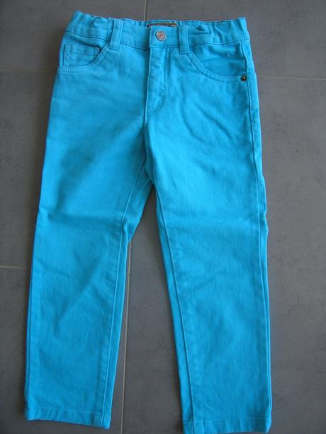 Krásne tyrkysové nohavice, tom tailor,104