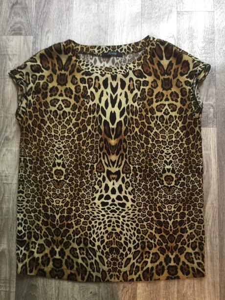 Guess by marciano leopar bluzka/top bez rukavov s, guess,s