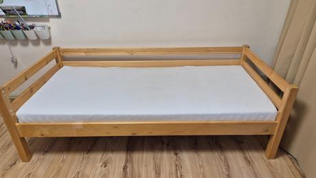 Domestav masiv postel+matrac, šírka (cm): 90,dĺžka (cm): 200