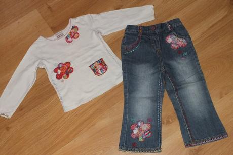 Kompletik, rifle + tricko, 92-98, next,92