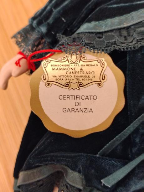 Zberat. porcel. bábika mammone & canestraro reštau,