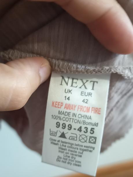 Krásne tričko a mušľami next, next,xl