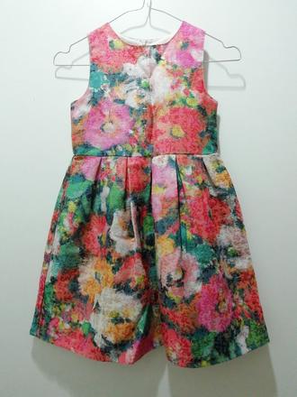 Slávnostné šaty s kvetmi, young dimension,128