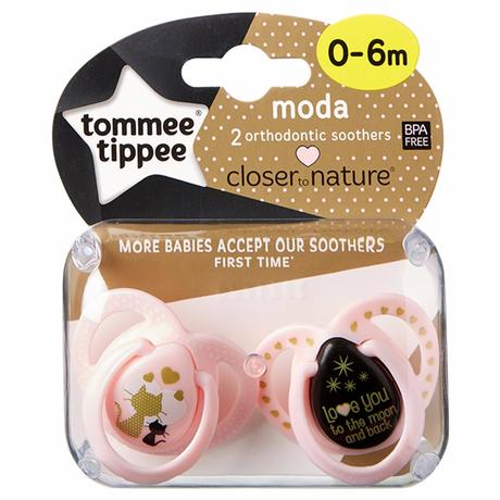 Tommee tippee cumlík silikónový c2n moda pre 0-6m, tommee tippee