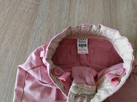 Štýlové vypracované nohavice zara, zara,80