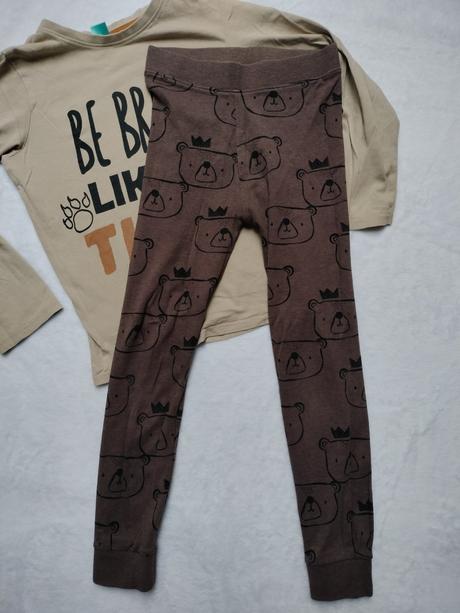 Dvojdielne pyžamo hnedé, next,128