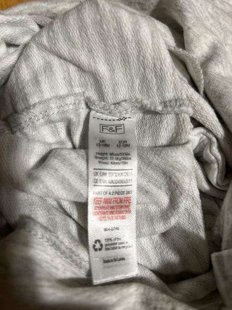 2 ks tepláčky na traky, f&f,86