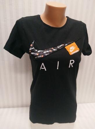 Dámsky čierny top s motívom, m, m