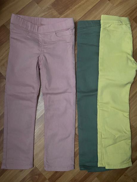 Elastické nohavice, h&m,104