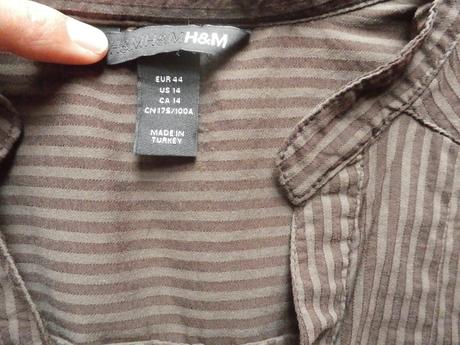 Pásikavá tenká blúzka h&m - min. nosená, h&m,l