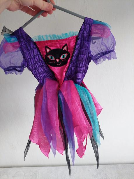 Čarodejnica / mačička karnevalové šaty veľ.80-86,