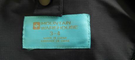 Prechodná/turistická vetrovka., mountain warehouse,104