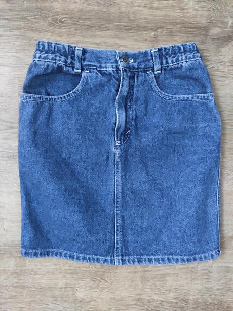 Riflová sukňa, zn.benetton,veľ. xs, benetton,xs