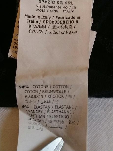 Dámsky elastický čierny top, bluemarine, xs, xs