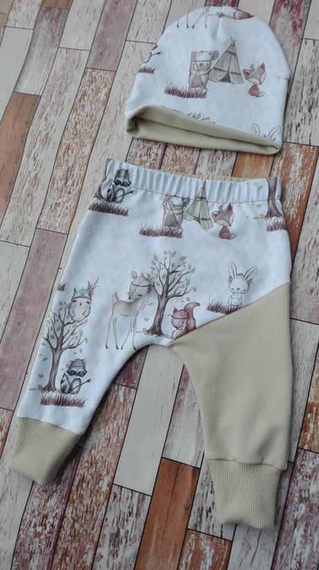 Set tepláky čiapka, 50 - 128