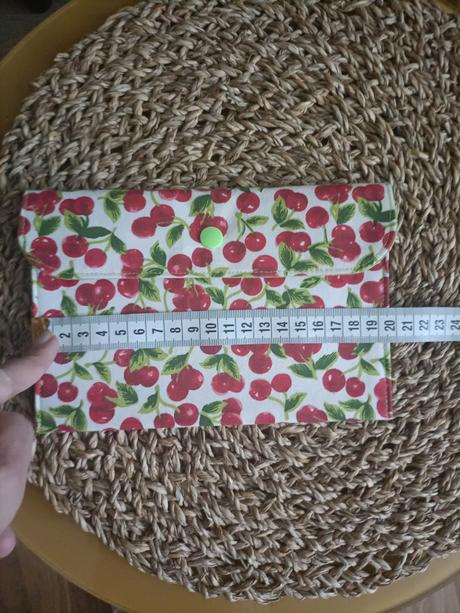 Krásna látková malá taštička s príveskom, 