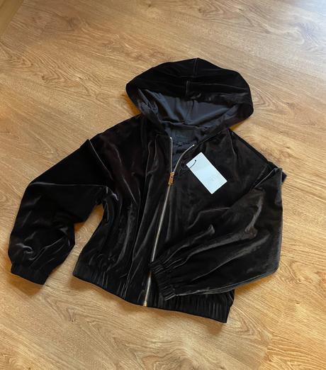 Zamatová mikina/bunda, zara,36 / s