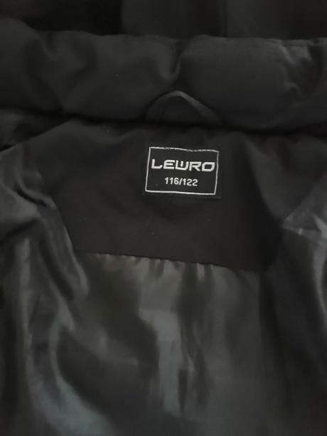 Bundička pre chlapcov zimna čierna vel. 116, lewro,116