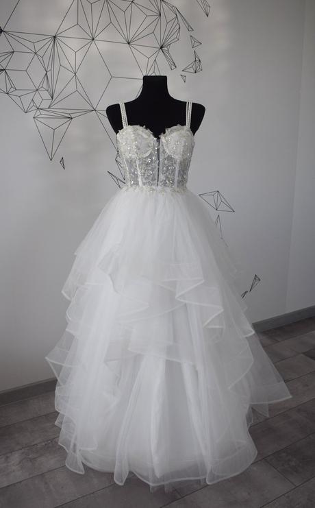 Nové svadobné šaty za skvelú cenu, 32 / 34 / 36 / s / xs