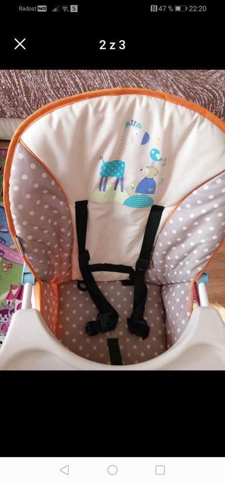 Stolička na kŕmenie, hauck