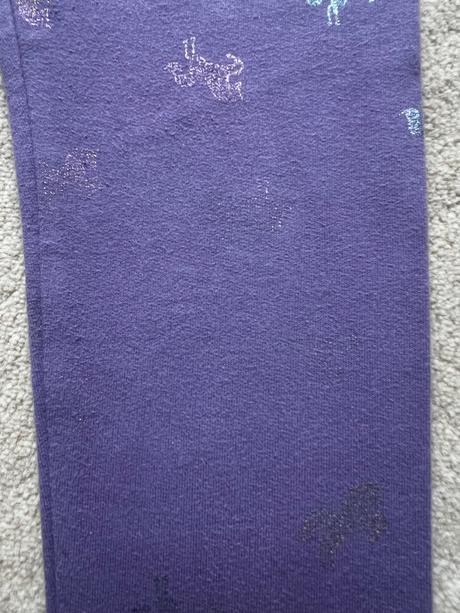 Zateplené legíny unicorn s regulovateľným pásom, h&m,122