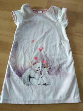 Dievčenské teple šaty veľ. 104, palomino,104